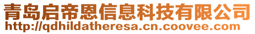 青島啟帝恩信息科技有限公司