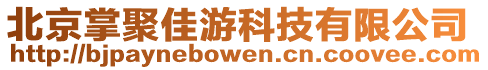 北京掌聚佳游科技有限公司