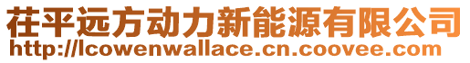 茌平遠(yuǎn)方動力新能源有限公司