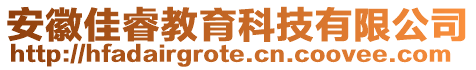 安徽佳睿教育科技有限公司