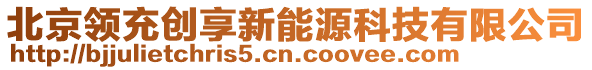 北京領(lǐng)充創(chuàng)享新能源科技有限公司