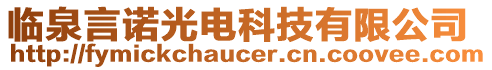 临泉言诺光电科技有限公司