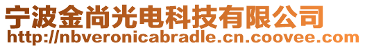 寧波金尚光電科技有限公司