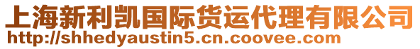 上海新利凱國際貨運(yùn)代理有限公司