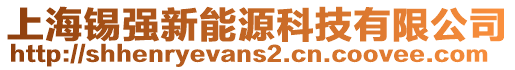 上海錫強新能源科技有限公司