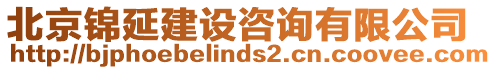 北京錦延建設(shè)咨詢有限公司