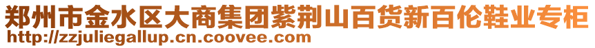 郑州市金水区大商集团紫荆山百货新百伦鞋业专柜