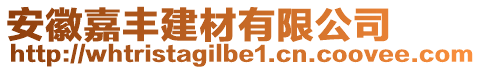 安徽嘉豐建材有限公司