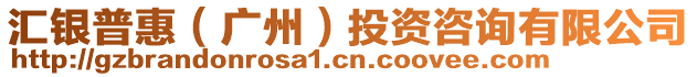 匯銀普惠（廣州）投資咨詢有限公司