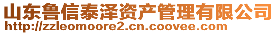 山东鲁信泰泽资产管理有限公司