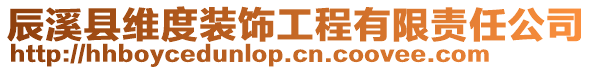 辰溪县维度装饰工程有限责任公司