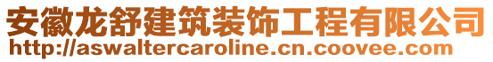 安徽龍舒建筑裝飾工程有限公司