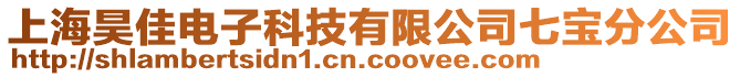 上海昊佳電子科技有限公司七寶分公司