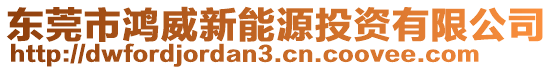 東莞市鴻威新能源投資有限公司