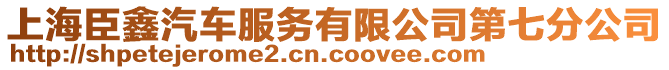 上海臣鑫汽车服务有限公司第七分公司