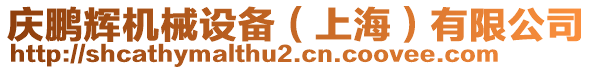 慶鵬輝機(jī)械設(shè)備（上海）有限公司