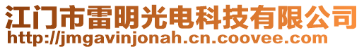 江门市雷明光电科技有限公司