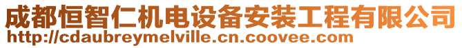 成都恒智仁機(jī)電設(shè)備安裝工程有限公司