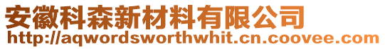 安徽科森新材料有限公司