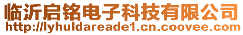 临沂启铭电子科技有限公司