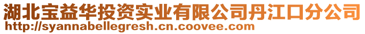 湖北寶益華投資實業(yè)有限公司丹江口分公司