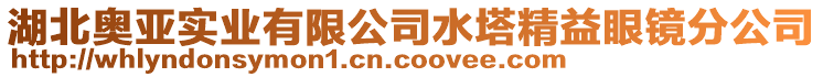 湖北奧亞實業(yè)有限公司水塔精益眼鏡分公司