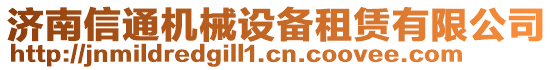 濟(jì)南信通機(jī)械設(shè)備租賃有限公司