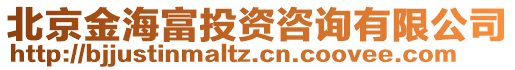 北京金海富投資咨詢有限公司