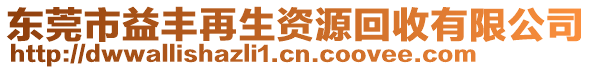 東莞市益豐再生資源回收有限公司