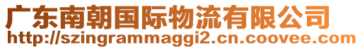 廣東南朝國際物流有限公司