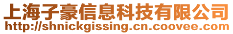 上海子豪信息科技有限公司