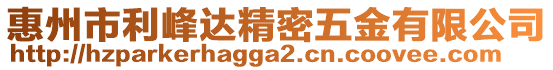 惠州市利峰達(dá)精密五金有限公司