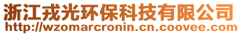 浙江戎光環(huán)保科技有限公司