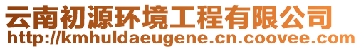 云南初源環(huán)境工程有限公司