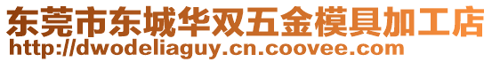 東莞市東城華雙五金模具加工店