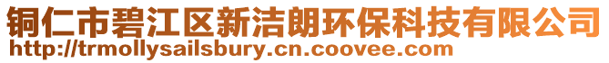 銅仁市碧江區(qū)新潔朗環(huán)保科技有限公司