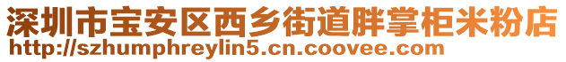 深圳市寶安區(qū)西鄉(xiāng)街道胖掌柜米粉店