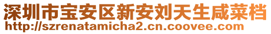 深圳市寶安區(qū)新安劉天生咸菜檔