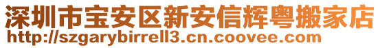 深圳市寶安區(qū)新安信輝粵搬家店