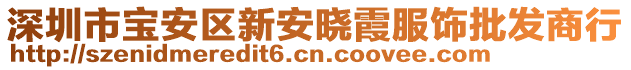 深圳市寶安區(qū)新安曉霞服飾批發(fā)商行