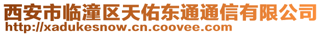 西安市临潼区天佑东通通信有限公司