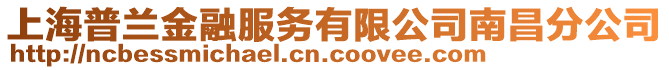 上海普蘭金融服務(wù)有限公司南昌分公司