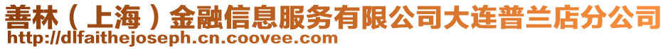 善林（上海）金融信息服務(wù)有限公司大連普蘭店分公司