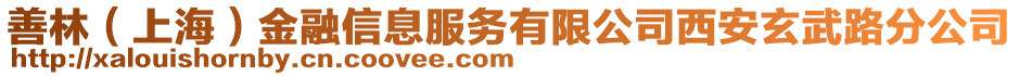 善林（上海）金融信息服務(wù)有限公司西安玄武路分公司