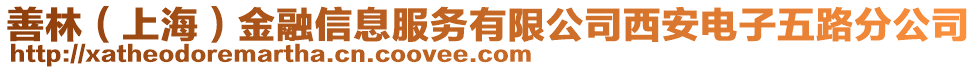 善林（上海）金融信息服務(wù)有限公司西安電子五路分公司