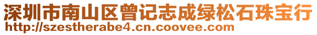 深圳市南山區(qū)曾記志成綠松石珠寶行