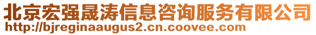 北京宏強(qiáng)晟濤信息咨詢服務(wù)有限公司