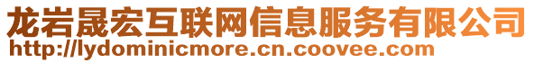 龍巖晟宏互聯(lián)網(wǎng)信息服務(wù)有限公司