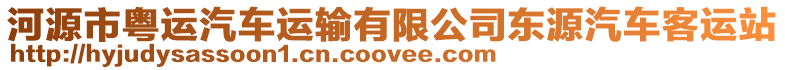 河源市粵運(yùn)汽車運(yùn)輸有限公司東源汽車客運(yùn)站