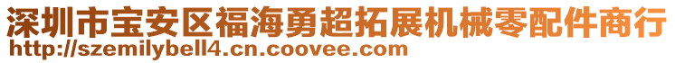 深圳市宝安区福海勇超拓展机械零配件商行